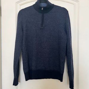 Merino Wool Half Zip Sweater